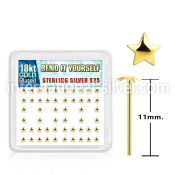 18yxvsar bend it to fit nose studs silver 925 nose