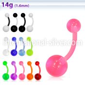 abnuv belly rings acrylic body jewelry belly button