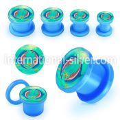afpccc plugs gauges acrylic body jewelry ear lobe