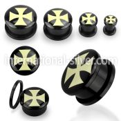 afpj plugs gauges acrylic body jewelry ear lobe