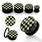 afpk plugs gauges acrylic body jewelry ear lobe