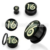 afpoo plugs gauges acrylic body jewelry ear lobe