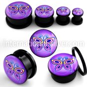 afpqq plugs gauges acrylic body jewelry ear lobe