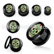 afpz plugs gauges acrylic body jewelry ear lobe