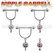 afrsnp8 straight barbells surgical steel 316l nipple