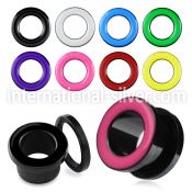 aftp tunnels gauges acrylic body jewelry ear lobe