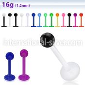 albevb labrets lip rings acrylic body jewelry belly button
