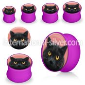apgcat plugs gauges acrylic body jewelry ear lobe