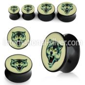 apgll plugs gauges acrylic body jewelry ear lobe