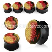 apgqq plugs gauges acrylic body jewelry ear lobe