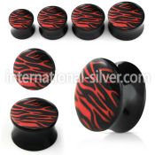 apgr plugs gauges acrylic body jewelry ear lobe