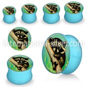 apgrac plugs gauges acrylic body jewelry ear lobe