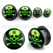 apgxx plugs gauges acrylic body jewelry ear lobe