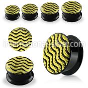apic plugs gauges acrylic body jewelry ear lobe