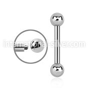 bb10x straight barbells surgical steel 316l tongue