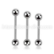 bb20 straight barbells surgical steel 316l tongue