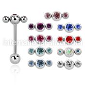 bb3jb straight barbells surgical steel 316l tongue