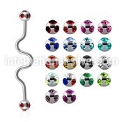 bbcj straight barbells surgical steel 316l tongue