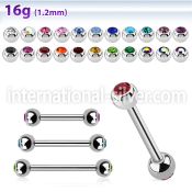 bbe2c straight barbells surgical steel 316l eyebrow