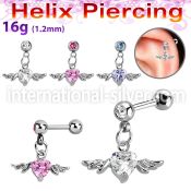 bber1 straight barbells surgical steel 316l helix