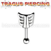 bber34 straight barbells surgical steel 316l tragus