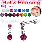 bber41 straight barbells surgical steel 316l tragus