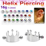 bber67 straight barbells surgical steel 316l helix