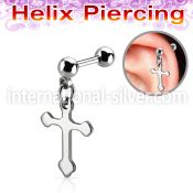 bber71 straight barbells surgical steel 316l helix