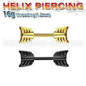 bbert46 straight barbells anodized surgical steel 316l eyebrow