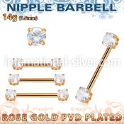 bbnptt2z anodized surgical steel 14g barbell nipple piercing