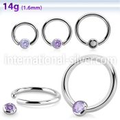 bcr14z3 surgical steel ball closure rings ear othersear lobe ear othershelix nipple septum piercing