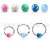 bcr20o5 hoops captive rings surgical steel 316l nose