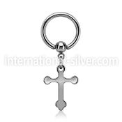 bcrgcro hoops captive rings surgical steel 316l ear lobe