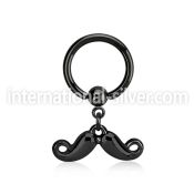 bcrts518 hoops captive rings anodized surgical steel 316l nose