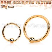 bcrtt18s hoops captive rings anodized surgical steel 316l nose