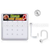 biswcx16 l shape nose studs bioflex ptfe nose