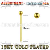 blk449 bend it to fit nose studs silver 925 nose