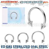 blk475 horseshoes surgical steel 316l belly button