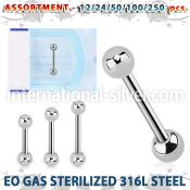 blk481 straight barbells surgical steel 316l helix