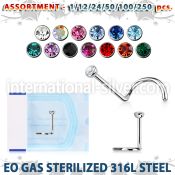 blk483 l shape nose studs surgical steel 316l nose