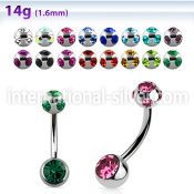 bn2csmj belly rings surgical steel 316l belly button
