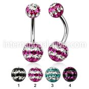 bn2frgd belly rings surgical steel 316l belly button