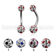 bn2frsa belly rings surgical steel 316l belly button