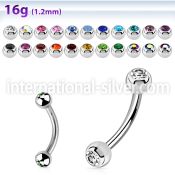 bne2c micro curved barbells surgical steel 316l eyebrow