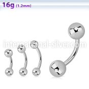 bneb4 micro curved barbells surgical steel 316l eyebrow