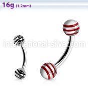 bneby4 micro curved barbells surgical steel 316l eyebrow