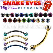 bnekcl micro curved barbells anodized surgical steel 316l eyebrow