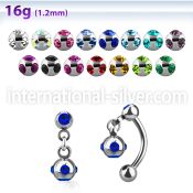 bner8 micro curved barbells surgical steel 316l eyebrow