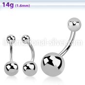 bng belly rings surgical steel 316l belly button