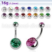 bnmtj15j belly rings surgical steel 316l belly button